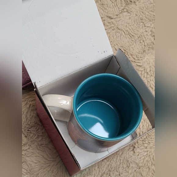 Nib Laurel Burch Colorful Cat Mug, Rare Feline Family Portrait - Picture 7 of 11